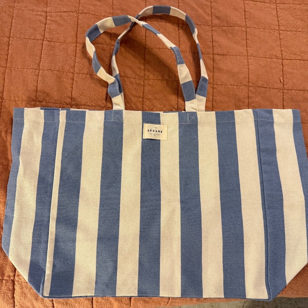 Sezane Canvas Tote